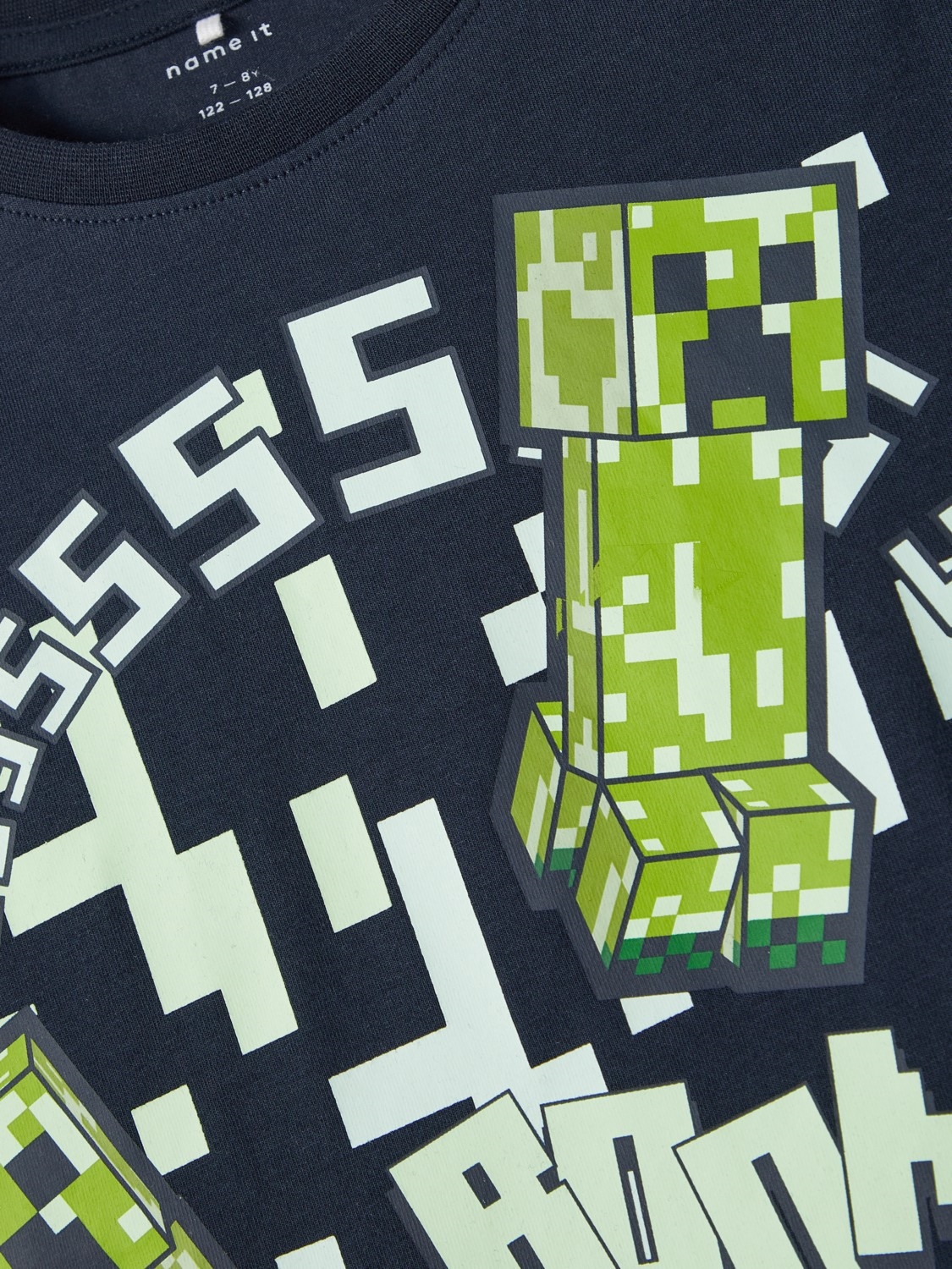 NAME IT Minecraft T shirt French Dark Sapphire
